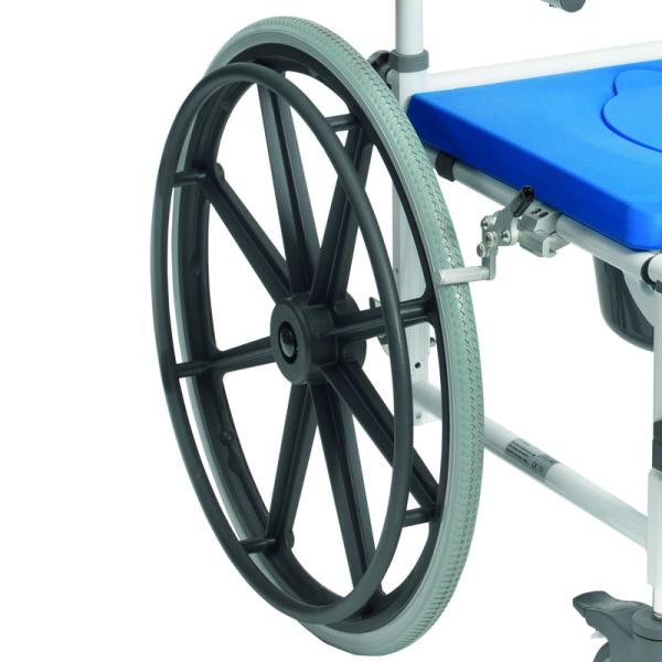 Drive Medical Dusch-Toilettenrollstuhl ASTON 24" Räder